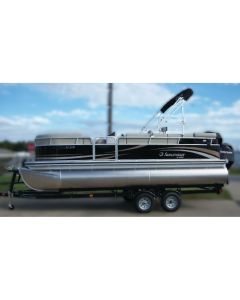 4 Bow Square Tube Bimini Top with Boot 96”-102” (White)