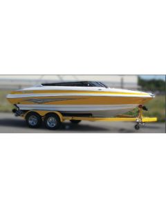 Euro Style V-Hull with I/O Boat Cover 18’ x 92” (Red)