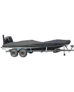 Bass Cat Cougar Full Team Deck Boat Cover (Black)