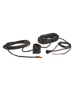 In-Hull/Trolling Motor Mount Transducer with 20’ Cable, Remote Temp