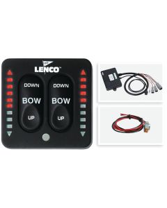 LED Indicator Two-Piece Tactile Switch Kit with Pigtail for Dual Actuator Systems