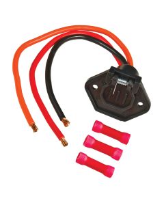 24 Volt, 3 Wire Male Boat Side Trolling Motor Plug