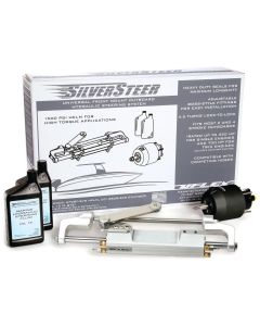 SilverSteer Hydraulic Steering Package - Front Mount Helm (Includes UC130-SVS Cyl.)