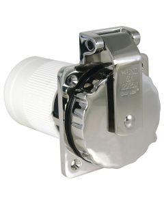 Stainless Steel Power Inlet (50A, 125/250V)