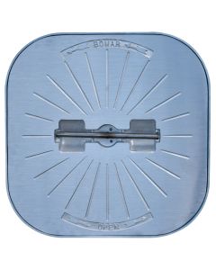 24” x 24” Commercial Grade Series Flush Hinged Watertight Hatch (Square with Aluminum Ring)