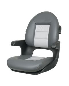 Elite™ High Back Helm Seat (Charcoal/Gray Cushion with Black Shell)