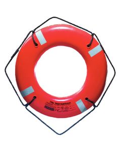 Jim-Buoy JB Series Orange Life Ring Buoy with Retro-Reflective Tape (30”)