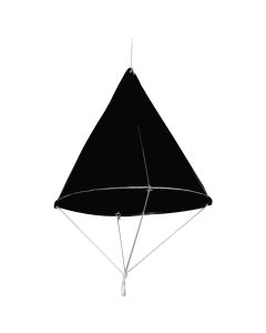 Jim-Buoy Black Day Mark Signal - Cone Shape (24” x 24”)