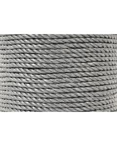 3-Strand Twisted Polypropylene Rope (7/8” x 600’, Black)