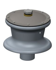 Heavy Duty Thru-Deck Fabricated Roller Button (8")