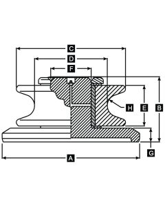 Roller Button Assembly - Free-Rolling (1048)