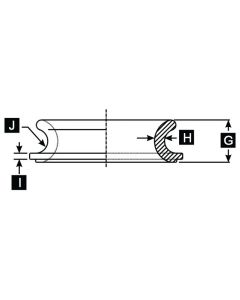 8” Mooring Eyes - Cast Steel (DF-528)