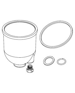 Turbine Series 500MA Replacement Clear Bowl Kit