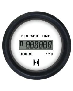 Euro White Gauges - Hourmeter