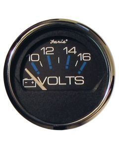 Chesapeake Black Stainless Steel Gauges - Voltmeter