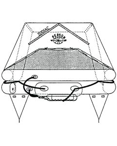 Life Raft USCG/SOLAS Range - 4 Persons - Pack A