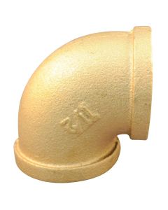 Brass 90° Pipe Elbows (1-1/2” NPT)