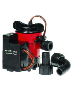 Automatic Submersible Bilge Pump Includes Electro-Magnetic Float Switch (500 GPH)