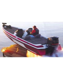 Wide Bass Boat Cover 19' 6" x 96" (Mist Gray)