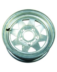 Eight Spoke Galvanized Rim (12 x 4, 4 Lugs)