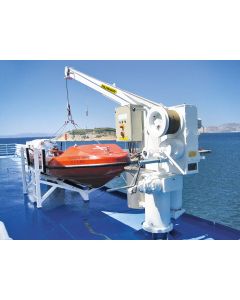 Single Arm Hydraulic Slewing Davits (Slews Left)