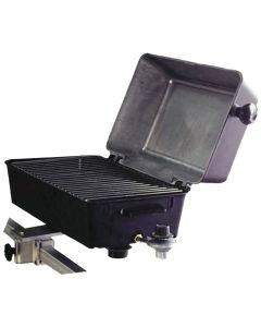 Barbeque Grill with Multi-Fit Rail Mount