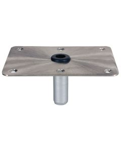 KingPin™ Series Threaded Rectangular Steel Base (6” x 8”, Display Package)