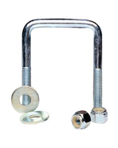 Square Zinc Plated U-Bolt Kit (7/16”-14 x 1-9/16” x 3-9/16” x 2”)