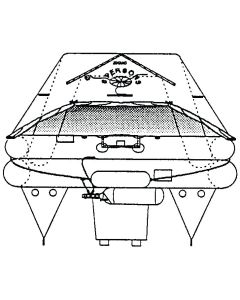 Life Raft USCG/SOLAS Range - 6 Persons - Pack A