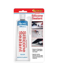 Marine Silicone Sealant -  Black (2.8 oz. Tube)