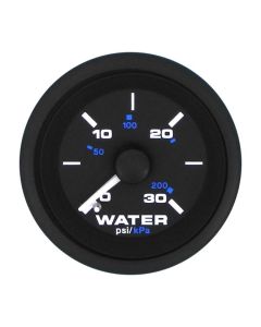 Premier Pro Black Gauges - Water Pressure Gauge Kit