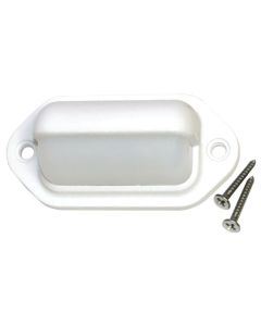 L.E.D. Companion Way Light (White Bezel, 2 White LEDs)