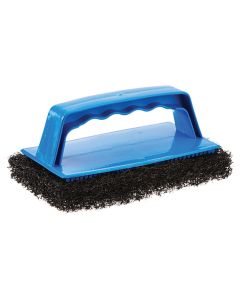 Coarse Scrub Pad with Handle (Black)