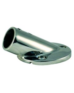 Cast Stainless Steel Rail Fitting - 30° Round Base (2-5/8”)