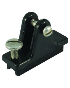 Black Nylon Deck Hinges (Slide Lock)