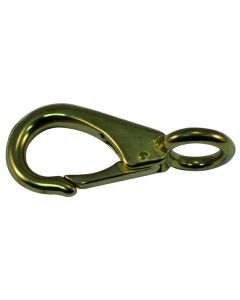 Solid Bronze Fixed Eye Snap Hooks (3-1/4” L x 11/16” ID)