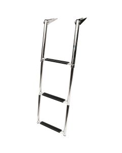 Stainless Steel Telescoping Drop Ladder (3-Step)