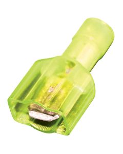 Vinyl Quick Disconnects - Fully Insulated (12-10 AWG, Male, Yellow)