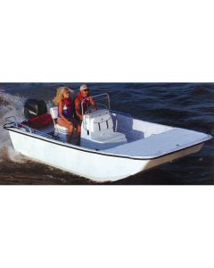 Bay Style Center Console Fishing Boat with Shallow Draft Hull Cover 19' 6" x 96" (Mist Gray)