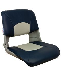 Skipper Standard Seat (Gray Shell with Blue/Gray Cushions)