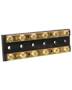 Dual Brass Bus Bar (12 Gang)