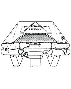 Life Raft USCG/SOLAS Range - 8 Persons - Pack A