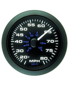 Premier Pro Black Gauges - Speedometer (80 MPH)