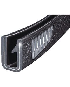 U-Channel Edging with Side Seal (Black)