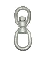 Imported Galvanized 1/2” Steel Eye and Eye Swivels