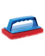 Medium Scrub Pad with Handle (Red)