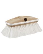 8” Deluxe Block Brush with Bumper (Scrub Brush, White)