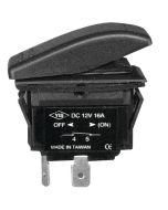 Non-Illuminated Euro-Style Rocker Switch (Momentary On-Off, SPST)