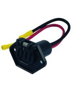 24 Volt, 3 Wire Trolling Motor Male Sockets - Boat Side Connector