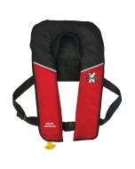 33 Gram Red/Black Adult Inflatable Life Vest (Manual)